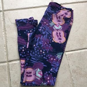 OS Minnie Mouse Leggings